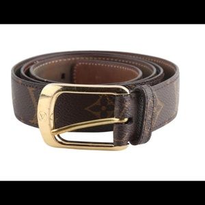 Louis Vuitton brown monogram belt